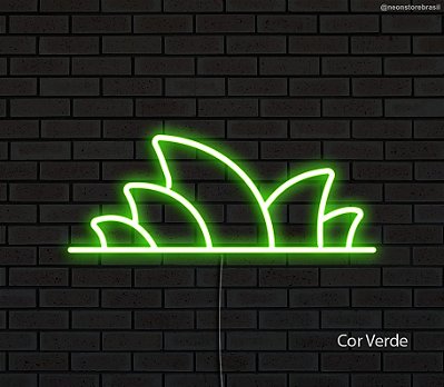 Casa da Ópera  - Luminária em Neon de LED (A=11cm x L=30cm)