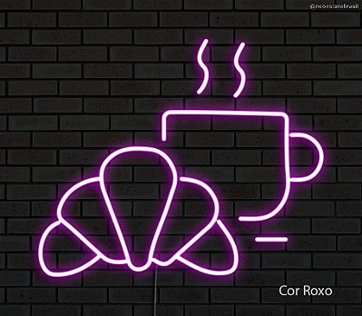 Croissant - Luminária em Neon de LED (A=21cm x L=25cm)