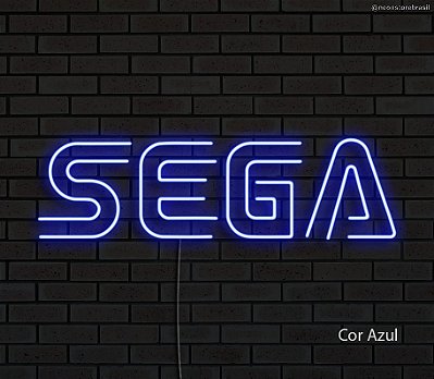 SEGA - Luminária em Neon de LED (A=15cm x L=54cm)