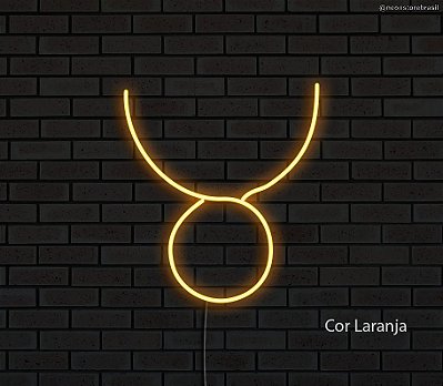 Touro (Signo) - Luminária em Neon de LED (A=21cm x L=19cm)
