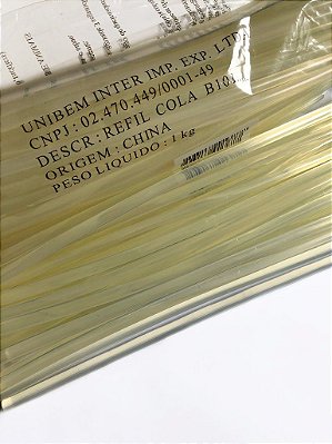 Refil de cola quente fino 1 kg