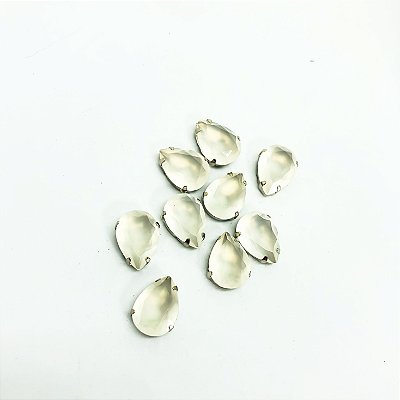 Gota engrampada 10x14 cristal fosco c/6