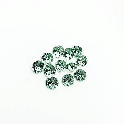 Strass redondo 10mm chrysolite c/10