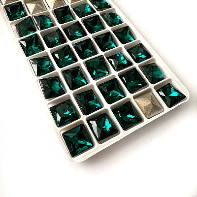Quadrado carre cristal de vidro 12x12 c/6