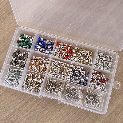 Kit micro chatons 4x6 com 750 peças