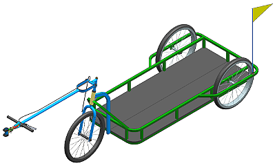 Carretinha bike BK 003
