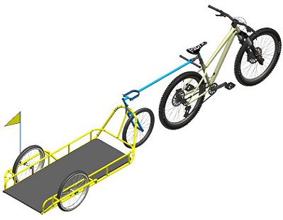 Carretinha bike BK 003 CC