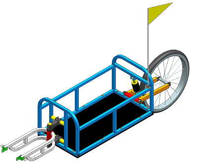 Carretinha Trailer Bike BK 001 Cargo