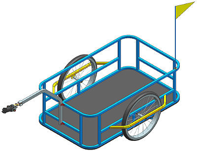 Carretinha bike BK 002 JOB