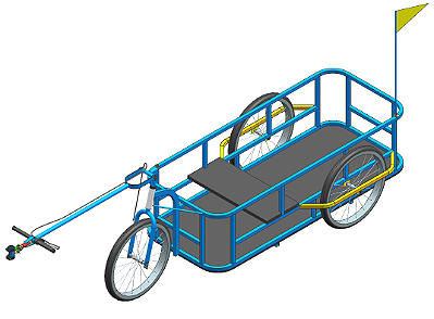 Carretinha bike BK 003 JOB