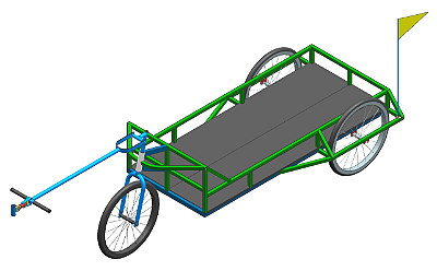 Carretinha bike BK 003 Robust