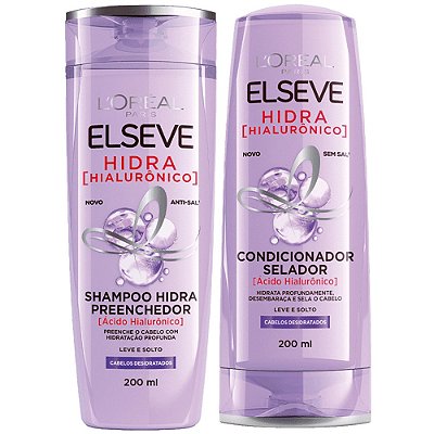 Kit Elseve L'Oréal Paris Hidra Hialurônico Intensivo - Shampoo + Condicionador