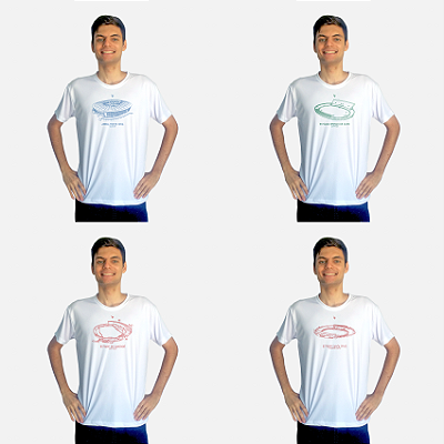 Camiseta Dry Estádios Brasileiros (Escolha a Arte)