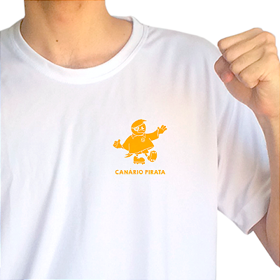 Camiseta Dry Canário Pirata - Curiósinhos