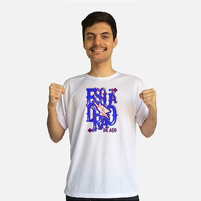 Produtos do Esquadrão de Aço - Camiseta Dry e Azulejos