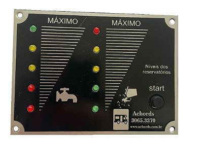 MARCADOR DE NÍVEIS PARA 2 TANQUES