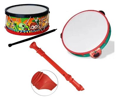 Kit Musical Infantil Educativo Instrumentos Musicalização
