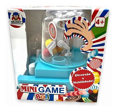 Jogo Mini Game Ball Máquina Com Garra Pega Bolinhas Infantil