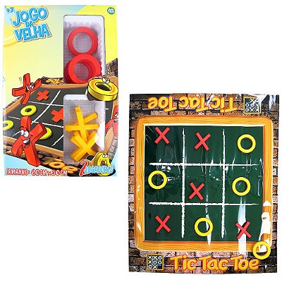 Brinquedo Jogo Da Velha Big Com Tapete/tabuleiro Educativo