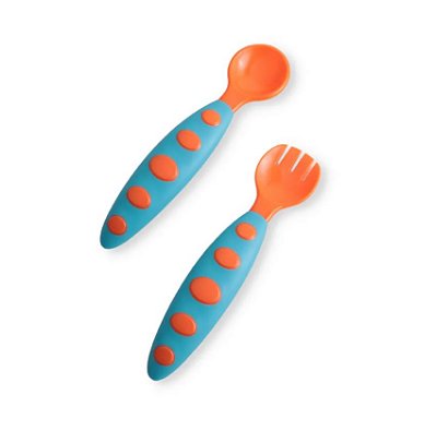 Talher Infantil Conjunto C/ 1 Garfo E 1 Colher Com Estojo