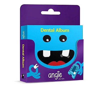 Álbum Dental Premium Porta Dentes Infantil Recordação Azul