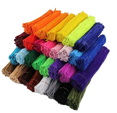 20 Haste Chenille / Limpador de Cachimbo 30cm /  Escolha a cor (Diversas)