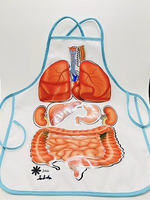 Avental Educativo Orgão Corpo Humano Escolar Lúdico Infantil