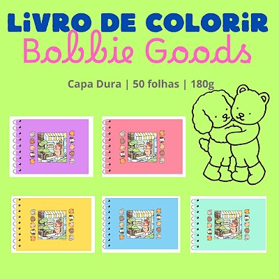 Livro de Colorir Bobbie Goods – Capa Dura | 50 folhas | 180g