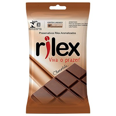 Preservativo Rilex - Chocolate - 3 un. - Rilex