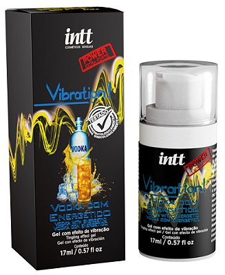 Vibration! Gel com efeito de vibração - Sabor Vodka com Energético - 17ml - Intt