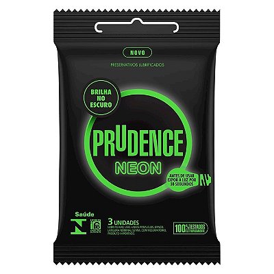 Preservativo Prudence Neon - 3 un - Prudence