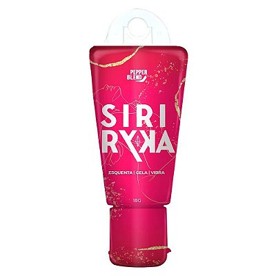 Siri Ryka Gel Comestível Esquenta, Gela e Vibra 18g - Pepper Blend