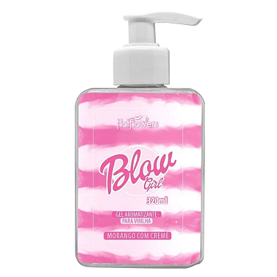 Blow Girl Gel Aromatizante Beijável Para Virilha 320ml - Hot Flowers