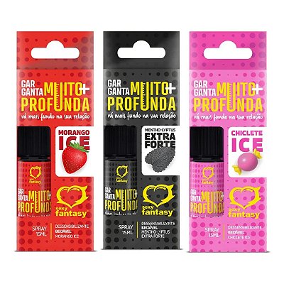 Garganta Muito Mais Profunda - Dessensibilizante Spray Beijável - 15ml - Sexy Fantasy