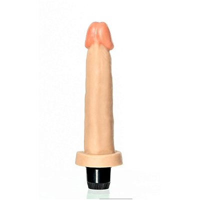 Prótese Bred Realistic Skin com Vibrador 16,5cm - Upper