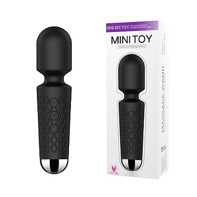 Varinha Mágica com 20 Vibrações e 8 níveis de velocidade Recarregável - Importado