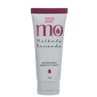 MO Molhada Revoada Gel Deslizante Sabor Tutti-Frutti 50g - Pepper Blend