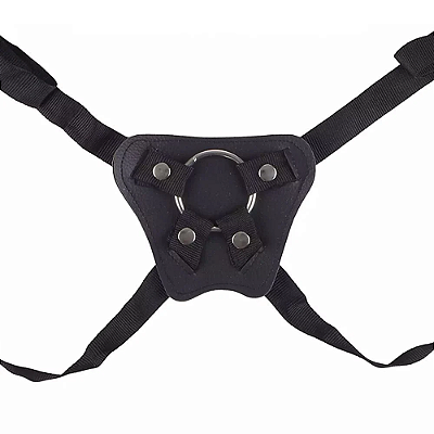 Cinta Strappy Fetiche 3 Argolas - Dominatrixxx