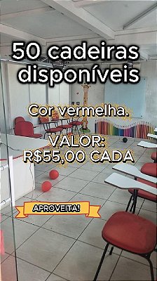 50 Cadeiras Universitárias Bom Estado.
