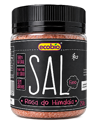 Ecobio Sal Rosa do Himalaia Fino Pote 250g