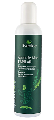 Livealoe Água de Aloe Vera Capilar 200ml