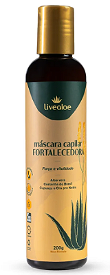 Livealoe Máscara Capilar Fortalecedora com Aloe Vera 200g