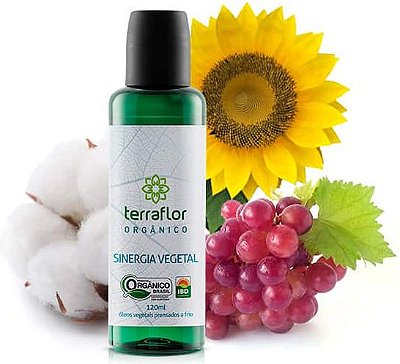 Terra Flor Sinergia Vegetal Orgânica com Óleos Vegetais 120ml