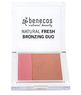 Benecos Duo Bronzer e Blush Ibiza Nights 8g + BRINDE Mini Shampoo Sóllido