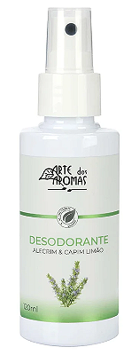 Arte dos Aromas Desodorante Natural Alecrim e Capim Limão Spray 120ml