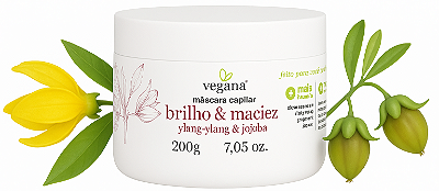 WNF Vegana Máscara Capilar Brilho & Maciez 200ml