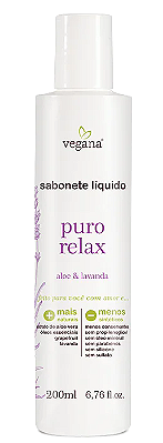 WNF Vegana Sabonete Líquido Corporal Puro Relax 200ml