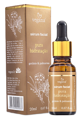 WNF Vegana Sérum Facial Pura Hidratação 20ml