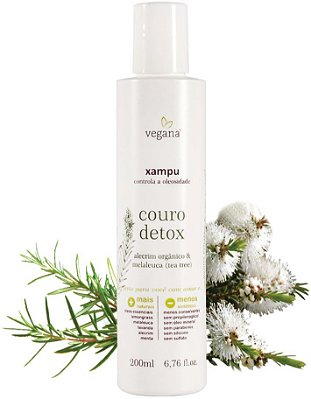 WNF Vegana Xampu Antioleosidade Couro Detox 200ml