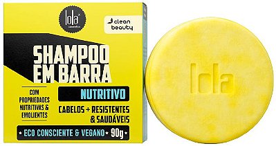 Lola Shampoo em Barra Nutritivo com Babaçu e Amêndoas Doces 90g